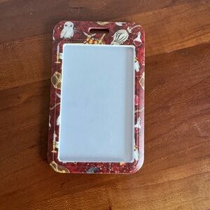 Universal Wizarding World Harry Potter Red Gryffindor ID Holder Owl Hard Case